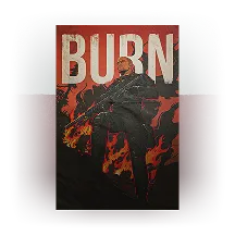 BURN poster