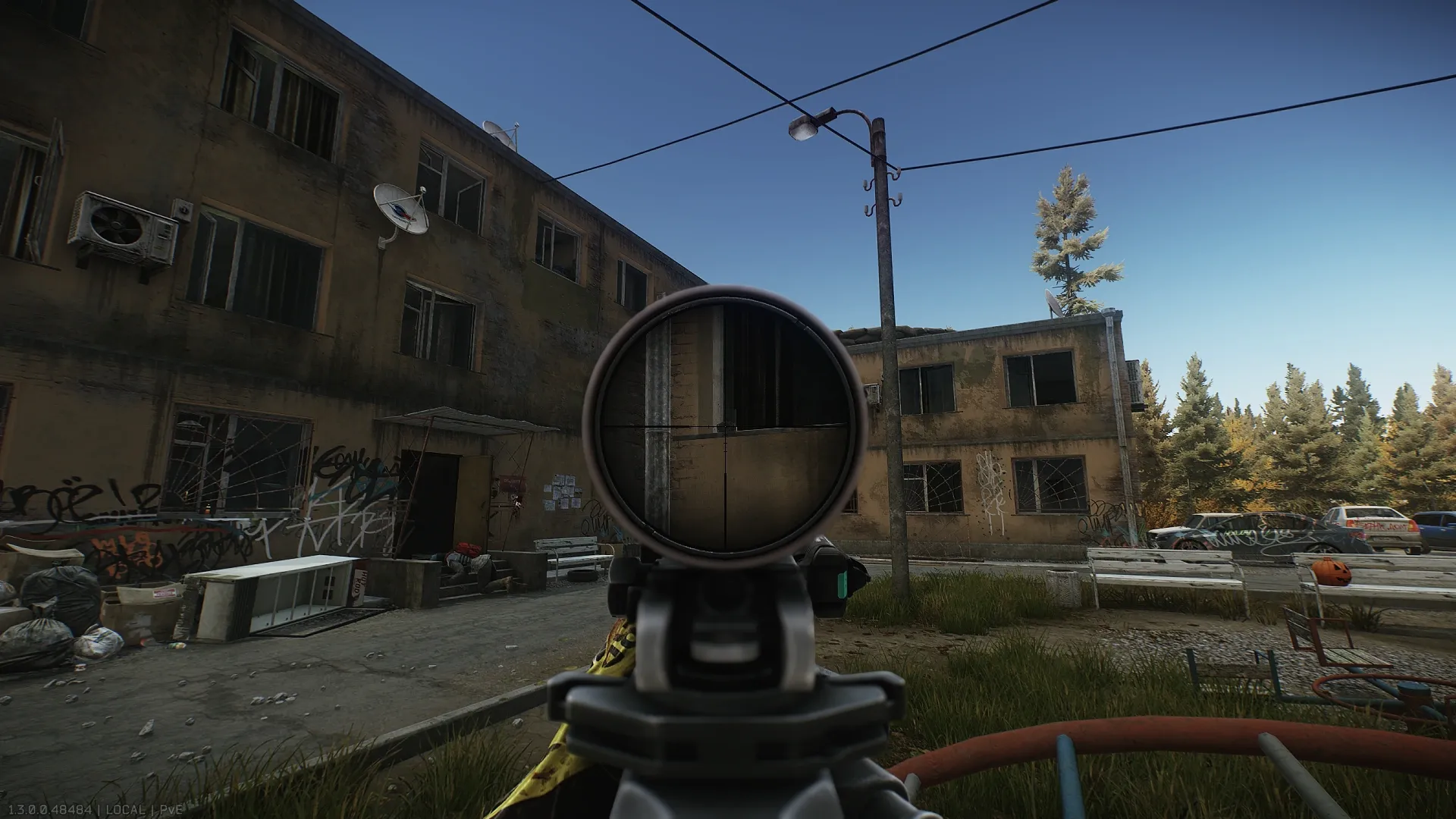 Destroy 3 cameras: dorms (Customs) — 1