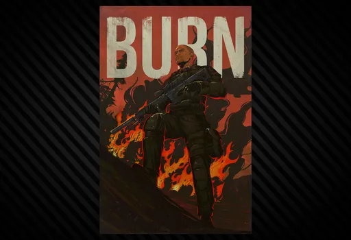 BURN poster