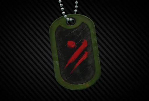 Marked dogtag BEAR (Green)