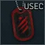 Marked dogtag USEC (Red)