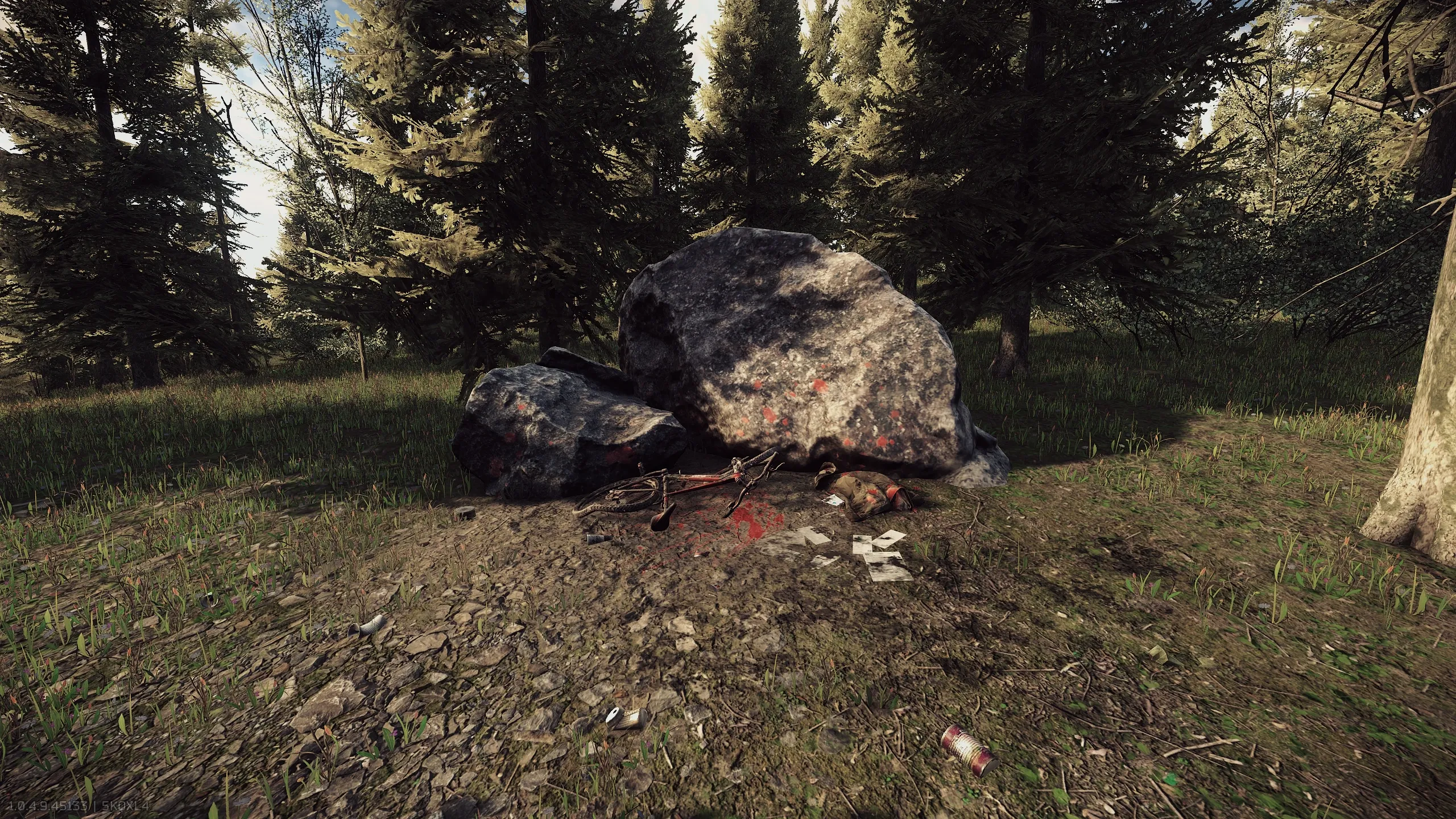The ambush spot from a distance