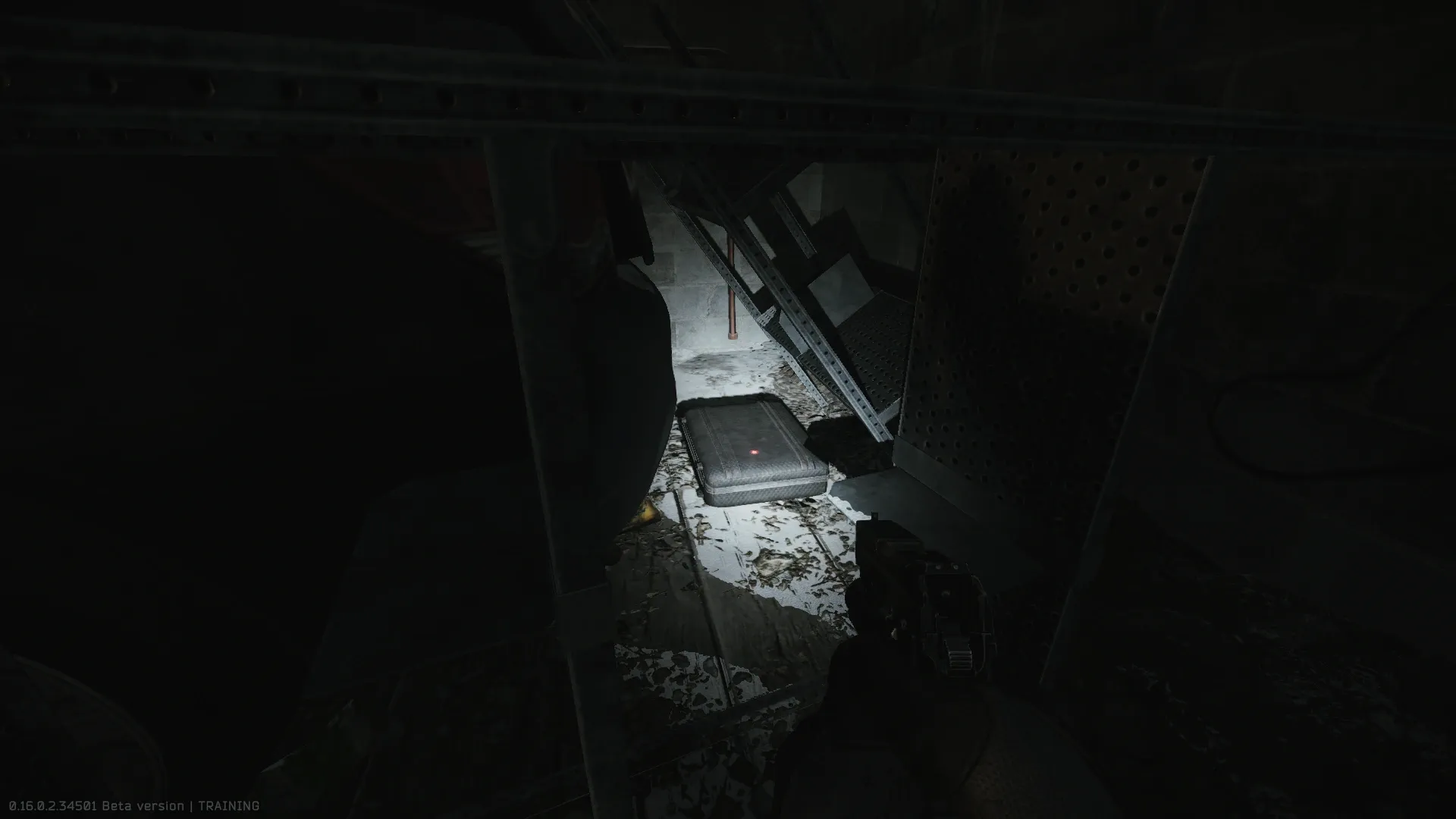 Third spawn on the ground behind the car