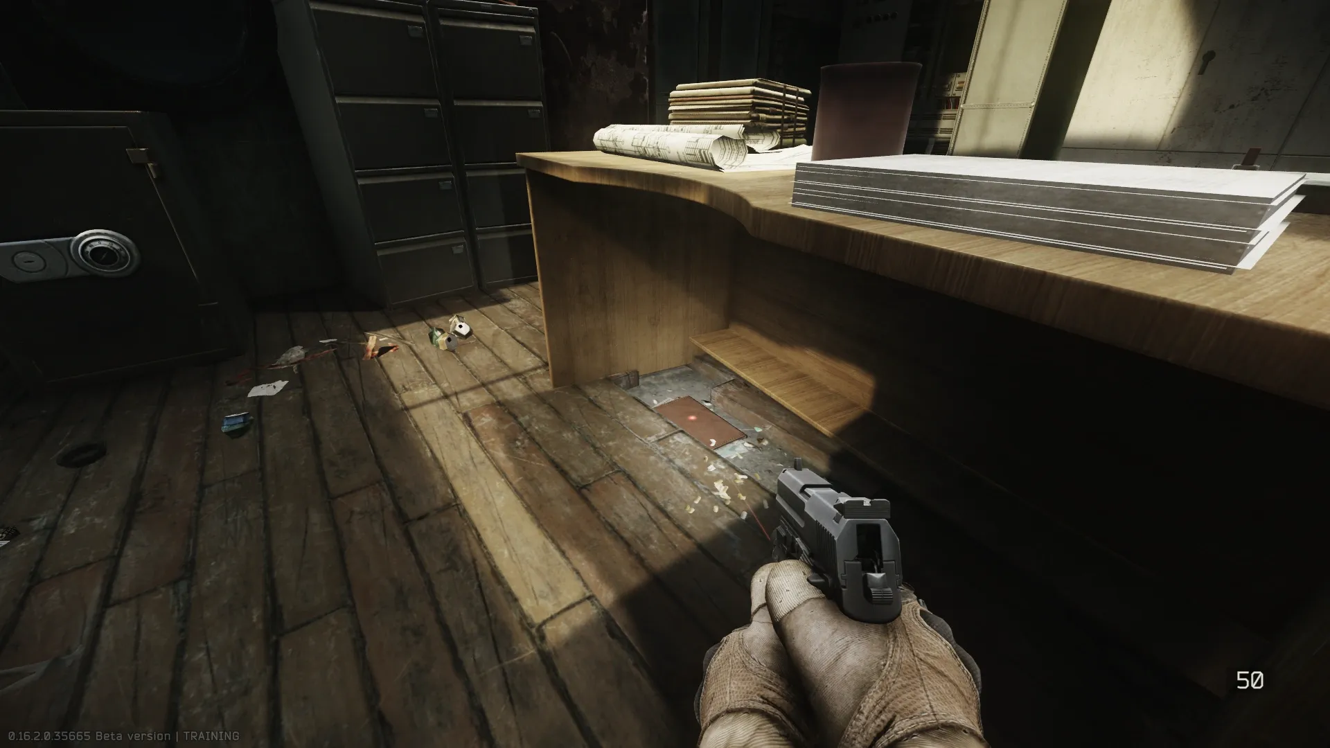 Fourth spawn under the desk