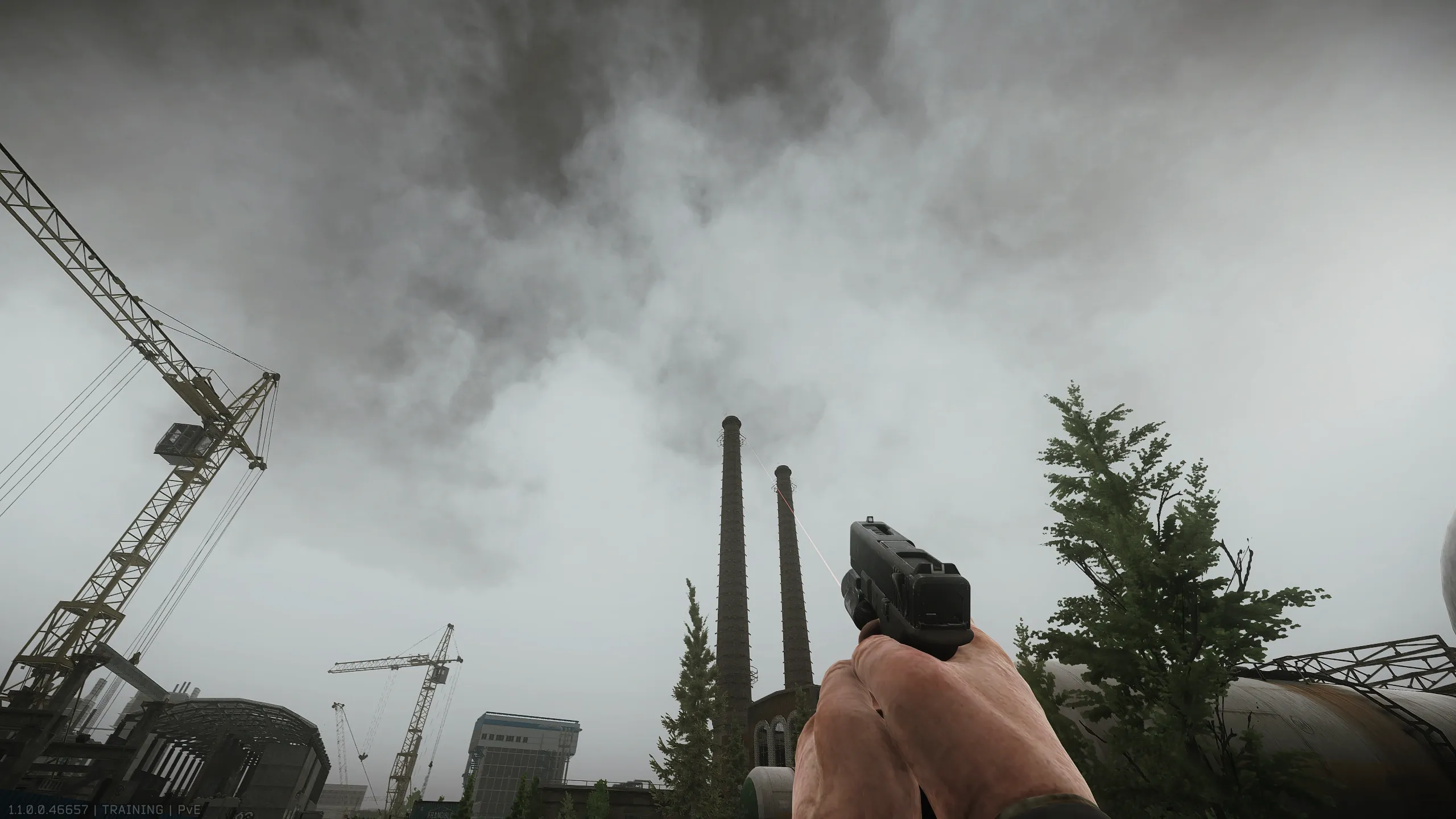 The transmitter on the factory chimney