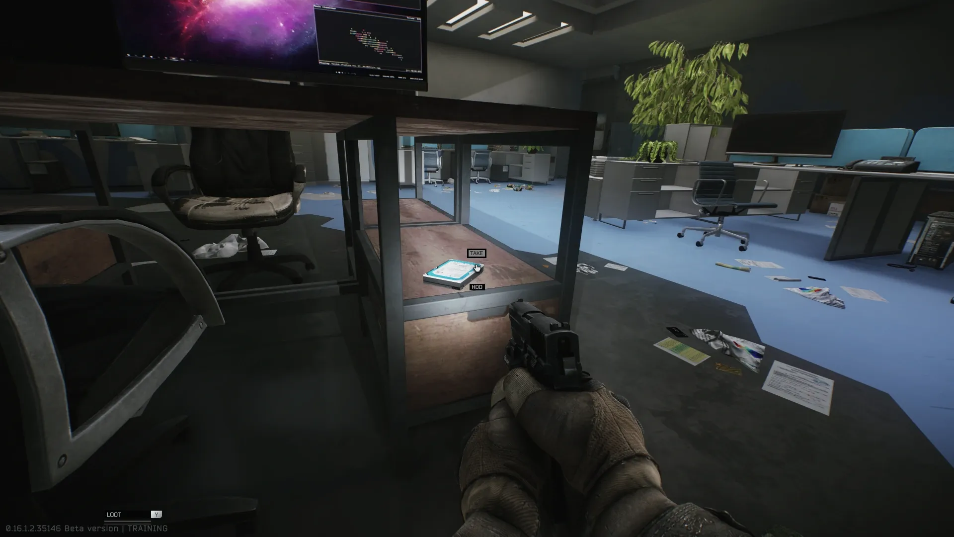 Spawn on the right shelf