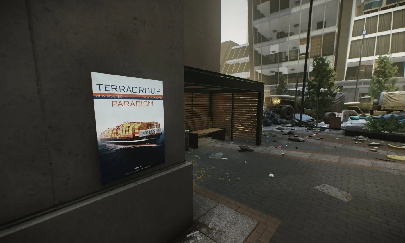 Find a Paradigm Shipping poster on Ground Zero — 1