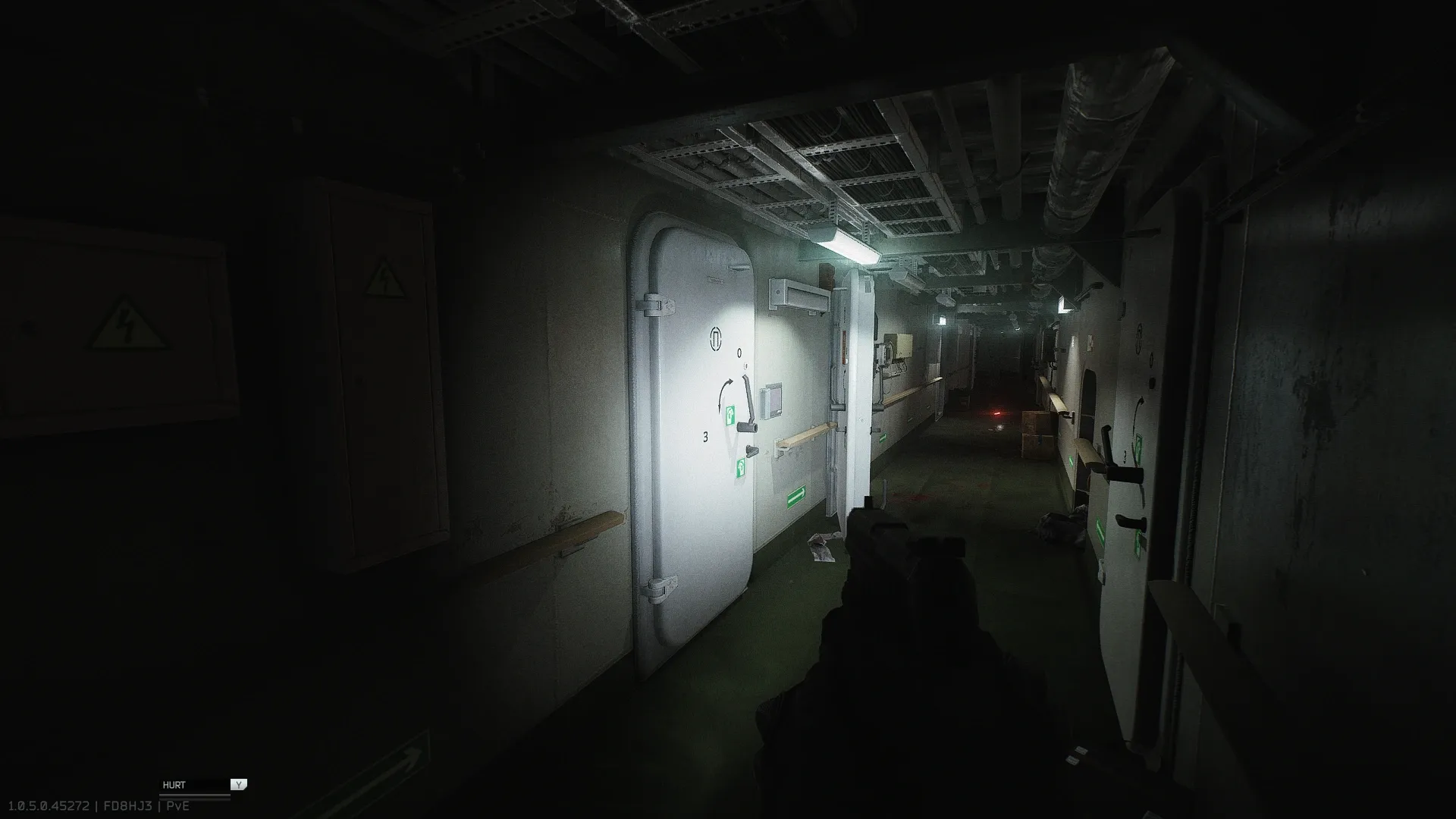 The keycard door on level 0