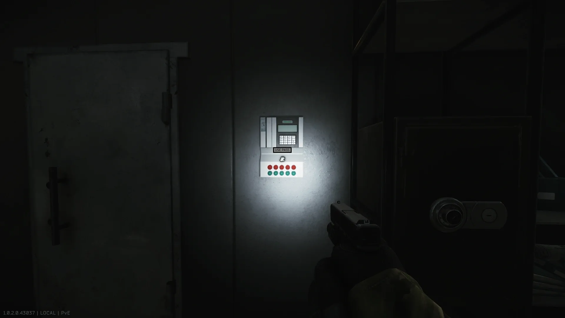 The keycard panel