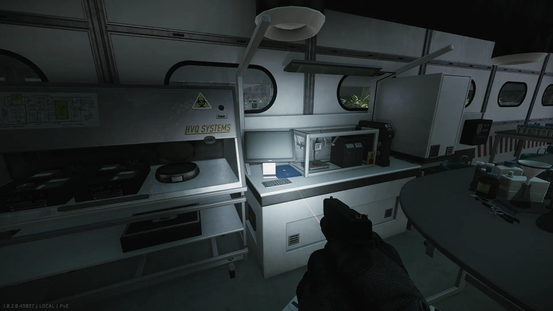 The document in the laboratory next to the screen