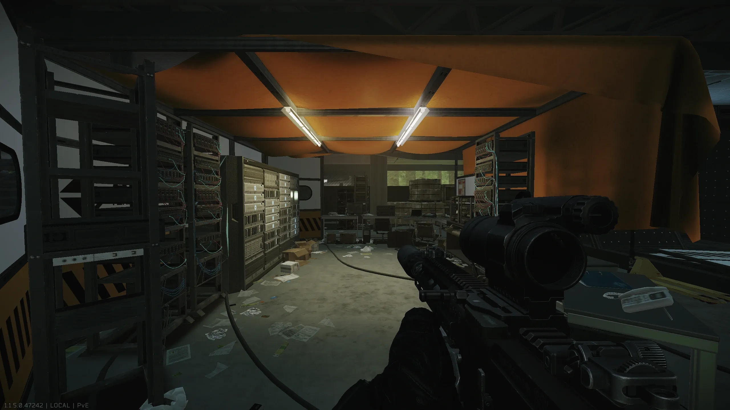Stash the Hard drive with false data in the server room near the weapon testing area in The Lab (In one raid) — 1