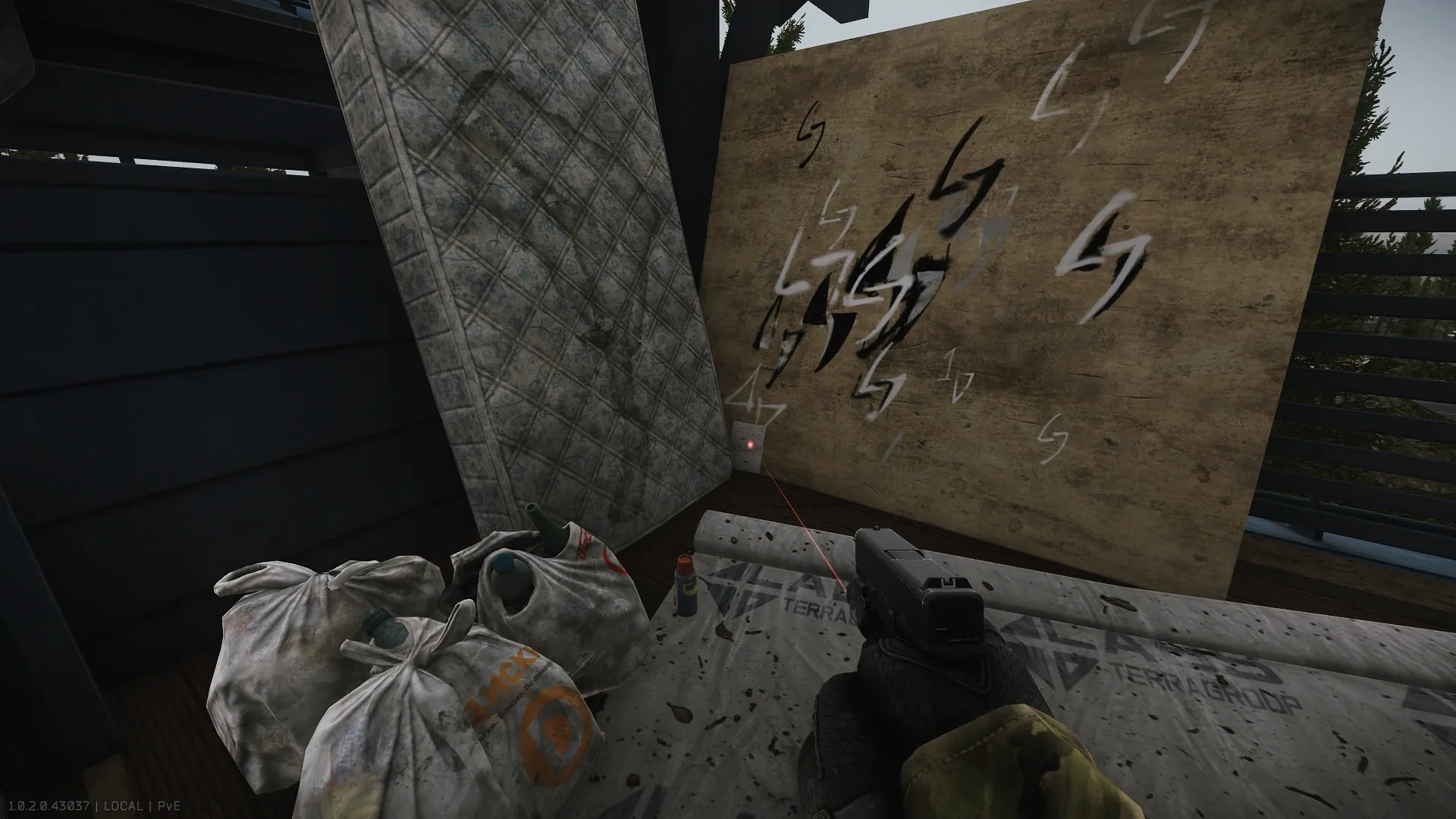 Locate the place marked with the Eye of the World on lighthouse; Investigate the ransacked cultist room in the chalet on lighthouse; (Optional) Locate the victim's belongings — 1