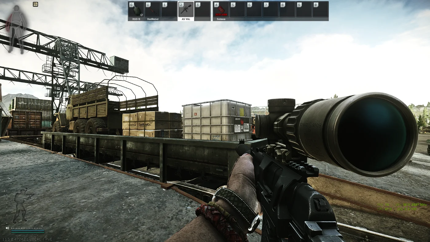 Stash the second case in the railcar with the Ural truck at the train platform on Lighthouse — 1
