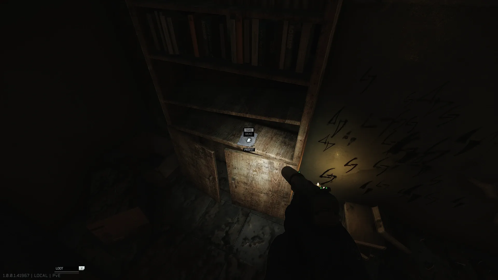 RB-BK: note on the bookshelf