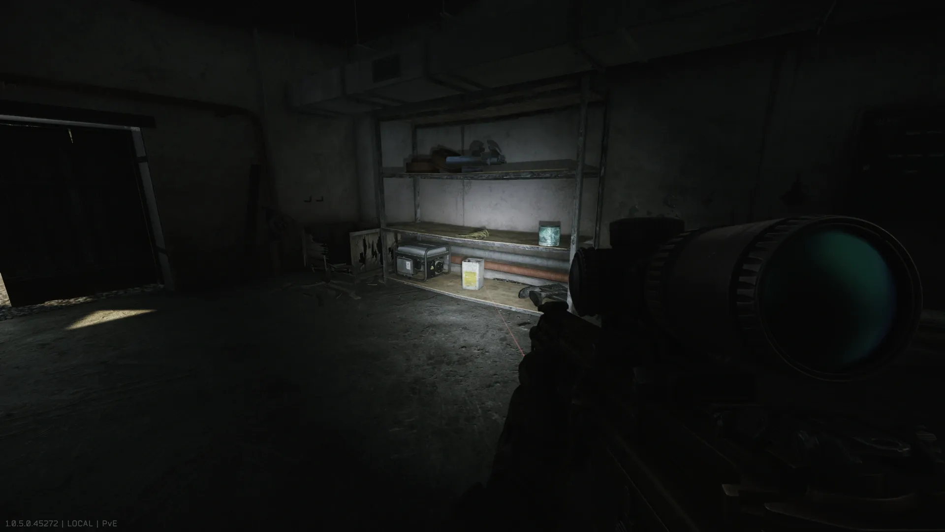 1: On one of the shelves