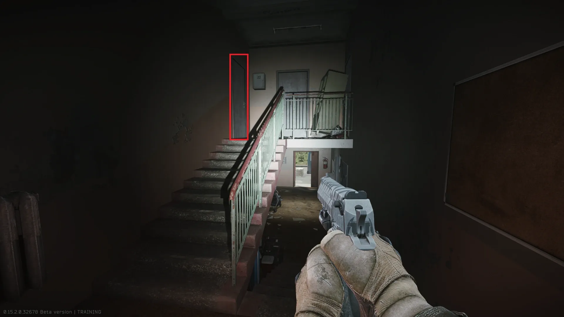 Stairs to the second floor