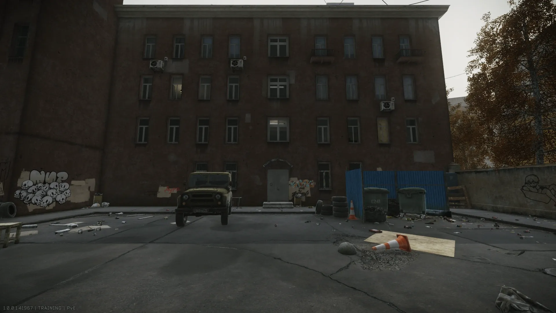 The old apartment building
