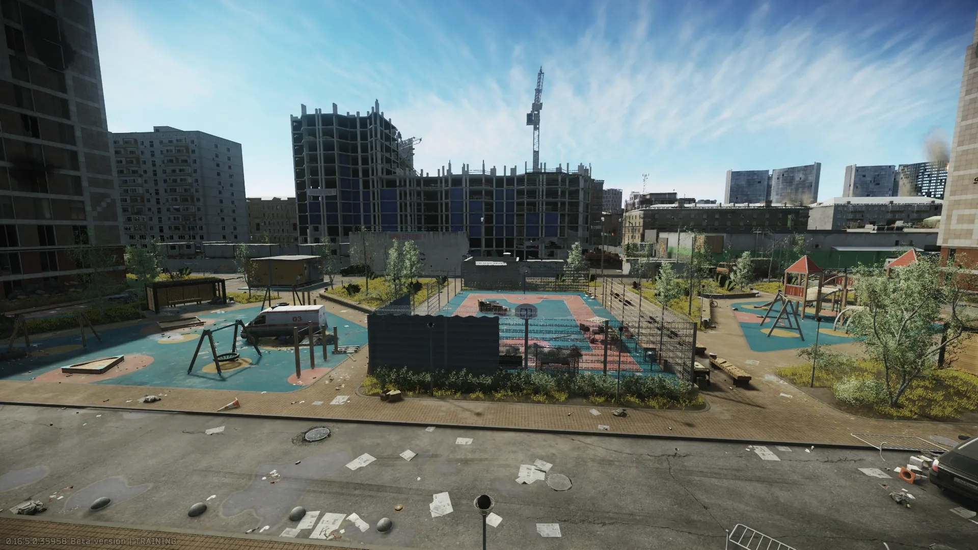 Investigate the children's playground by Concordia on Streets of Tarkov — 1