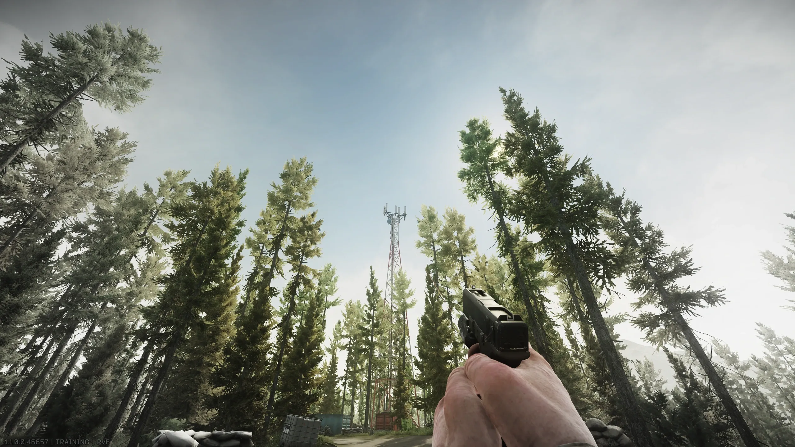 The transmitter on the cell tower