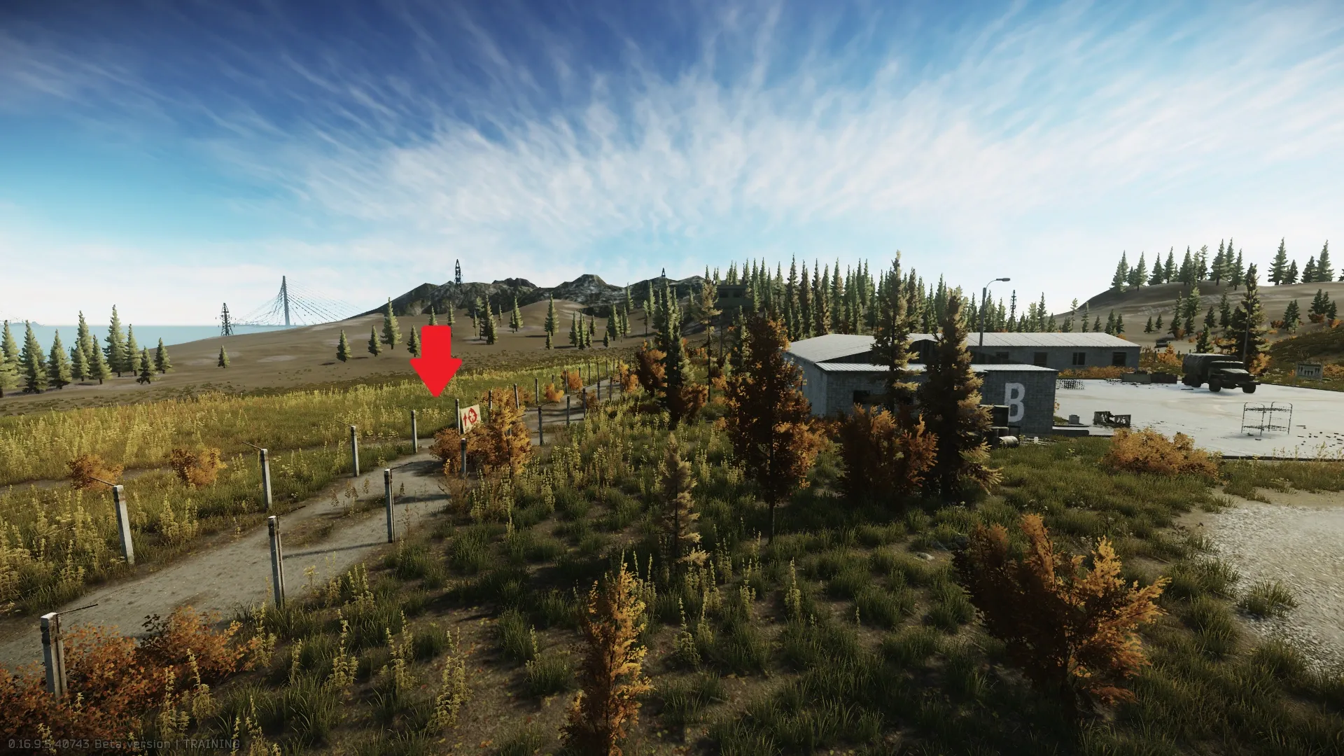 The transit area