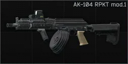 AK-104 RPKT mod.1
Parts price: 190,885₽ AK-104 RPKT mod.1