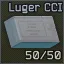 9x19mm Luger CCI ammo pack (50 pcs)