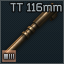 TT 7.62x25 116mm gilded barrel