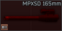 MPX-SD 9x19 165mm barrel