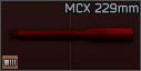 MCX .300 BLK 229mm barrel