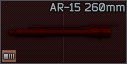 AR-15 5.56x45 260mm barrel