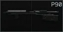 FN P90 5.7x28 submachine gun (stripped)