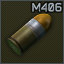 40x46mm M406 (HE) grenade
