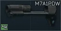 AR-15 TROY M7A1 PDW stock (Black)