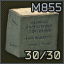 5.56x45mm M855 ammo pack (50 pcs)