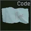 Note with code word Heartbeat
