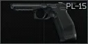 Lebedev PL-15 9x19 pistol (stripped)