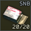 7.62x54mm R SNB gzh ammo pack (20 pcs)