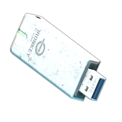 Flash drive with special software