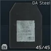 Global Armor’s Steel ballistic plate