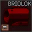 AR-15 Strike Industries GRIDLOK base (Red)