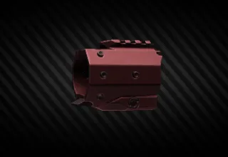 AR-15 Strike Industries GRIDLOK base (Red)