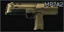 HK MP7A2 4.6x30 submachine gun (stripped)