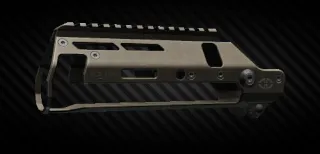 MDR BLK LBL ALX Bipod 16 handguard (FDE)