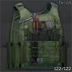 WARTECH TV-115 plate carrier (Olive Drab)