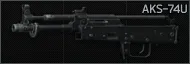 Kalashnikov AKS-74U 5.45x39 assault rifle (stripped)