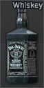Bottle of Dan Jackiel whiskey
