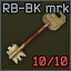 RB-BK marked key