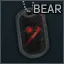 Marked dogtag BEAR (Ferrum)