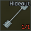 Backup hideout key