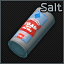 Can of white salt